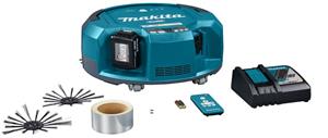 Makita DRC200RT 18V Accu RoboCleaner, 5,0 Ah accu (1 st), snellader, in doos