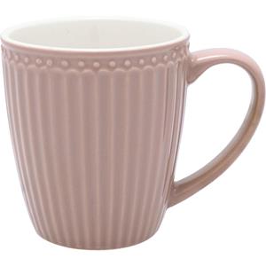 GreenGate Koffiemok Alice hazelnut bruin 300ml - H 10cm - Ø 9.5cm