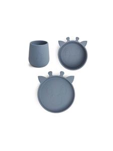 nuuroo Geschirrset Judi Giraffe 3er Set, Bering Sea