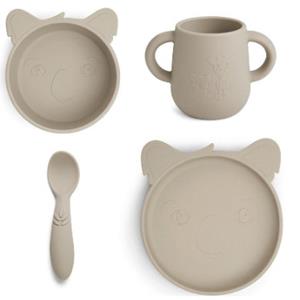 Nuuroo Servies Lykke Koala 4-delig, Cobble stone