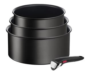 Tefal Ingenio Eco Resist L3979202 4-delige Set Steelpannen