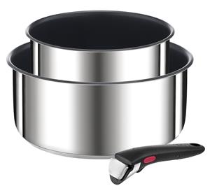 Tefal Ingenio Preference L9739202 3-delige Steelpannen Set