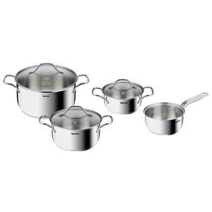 Tefal Intuition 4-delige set (steelpan 16 cm, kookpan 16/20/24 cm)