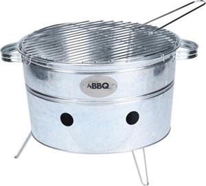 BBQ Draagbare Barbecue Rond - 38x20cm