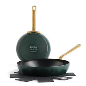 Greenpan Craft Koekenpan - Set van 2 - met 1 Pannenbeschermer