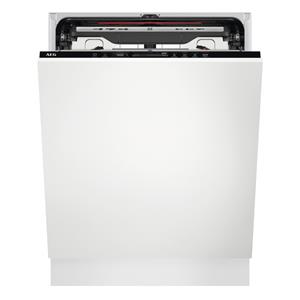 AEG 7000 GlassCare / Vollintegrierter-Geschirrspüler 60 cm / AirDry - perfekte Trocknungsergebnisse / MaxiFlex Besteckschublade / QuickSelect Display FSE7470AP