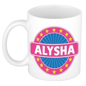 Bellatio Alysha naam koffie mok / beker 300 ml - namen mokken