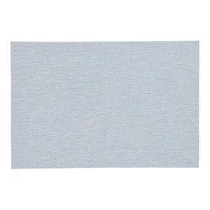 4x Placemats/onderleggers pastel blauw 30 x 45 cm - Tafel dekken - Pastel blauwe tafeldecoratie