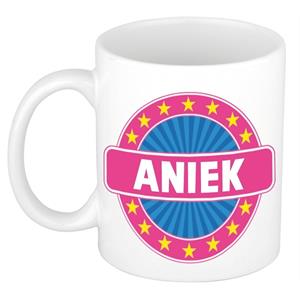 Bellatio Aniek naam koffie mok / beker 300 ml - namen mokken