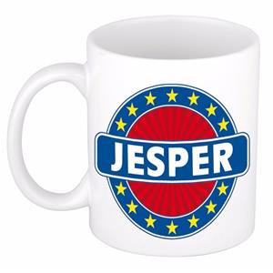 Bellatio Jesper naam koffie mok / beker 300 ml - namen mokken