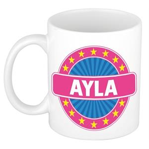 Bellatio Ayla naam koffie mok / beker 300 ml - namen mokken