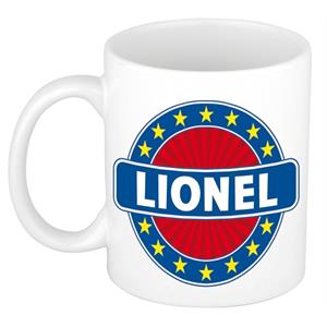Bellatio Lionel naam koffie mok / beker 300 ml - namen mokken