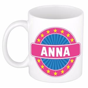 Bellatio Anna naam koffie mok / beker 300 ml - namen mokken