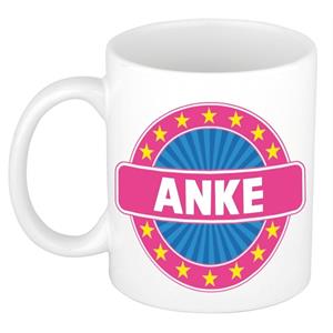 Bellatio Anke naam koffie mok / beker 300 ml - namen mokken