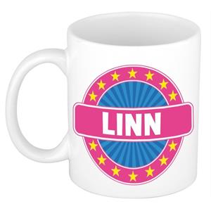 Bellatio Linn naam koffie mok / beker 300 ml - namen mokken