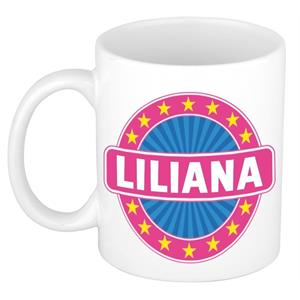 Bellatio Liliana naam koffie mok / beker 300 ml - namen mokken
