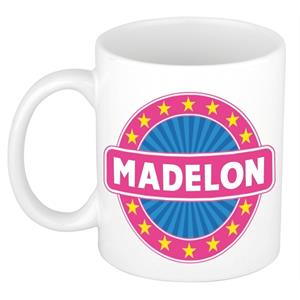 Bellatio Madelon naam koffie mok / beker 300 ml - namen mokken