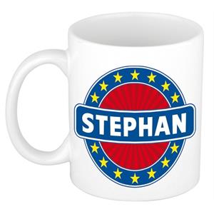 Bellatio Stephan naam koffie mok / beker 300 ml - namen mokken