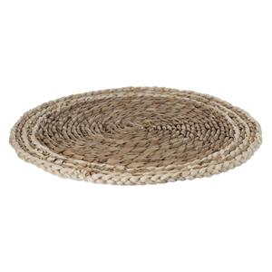 Secret De Gourmet Ronde placemat zeegras naturel - 38 cm - Tafel onderleggers