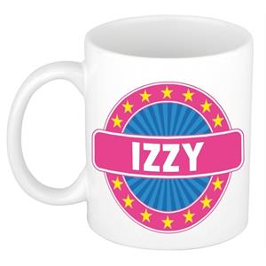 Bellatio Izzy naam koffie mok / beker 300 ml - namen mokken