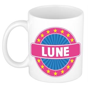 Bellatio Lune naam koffie mok / beker 300 ml - namen mokken