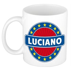 Bellatio Luciano naam koffie mok / beker 300 ml - namen mokken