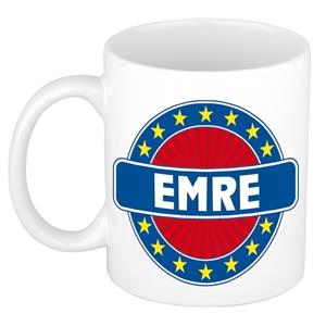 Bellatio Emre naam koffie mok / beker 300 ml - namen mokken