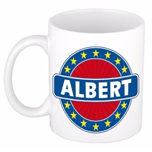 Bellatio Albert naam koffie mok / beker 300 ml - namen mokken