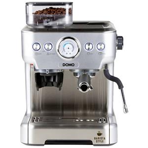 DOMO DO725K Espressomaschine mit Siebträger Silber