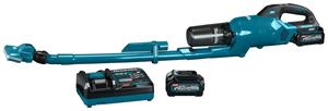 Makita CL003GD201 XGT 40V Max Steelstofzuiger Blauw 2x2,5Ah Accu met Snellader in Doos