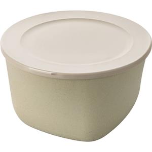 KOZIOL Frischhaltedose »Connect Box Nature Desert Sand, 1 L«, Kunststoff-Holz-Mix, mit Deckel