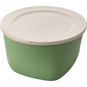 KOZIOL Frischhaltedose »Connect Box Nature Leaf Green, 1 L«, Kunststoff-Holz-Mix, mit Deckel