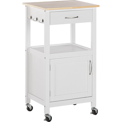 BELIANI Keuken trolley wit SIENA