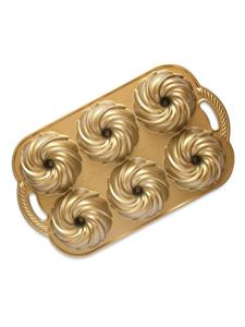 Nordic Ware Tulband Bakvorm Swirl Bundtlette Pan -  Premier Gold