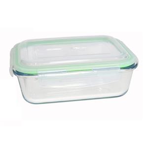 Vershoudbak 26,5 X 21 X 9 Cm 2260 Ml Glas Groen