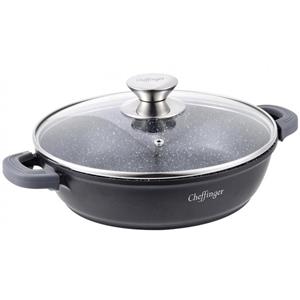 Cheffinger Braadpan Met Deksel 32 Cm Gietaluminium