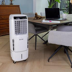 BluMill Power Air Cooler obiele Luchtkoeler - Incl. Afstandsbediening En Timer - 10l Waterreservoir