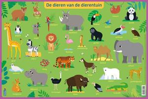 Deltas Onderlegger De Dierentuin Junior 47,5 X 32 Cm Pvc