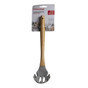 Löwenthal Spaghetti Opscheplepel Siliconen Met Houten Handvat 34 Cm - Opscheplepels