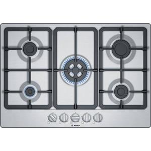 Serie 4 pgq7b5b90 Kochfeld Edelstahl Einbau 75 cm Gas 5 Zone(n) - Bosch