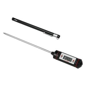 Bratenthermometer aus Edelstahl/Kunststoff in Farbe silber/schwarz, 21 cm, Messbereich - 20 °c - 230 °c - Metaltex