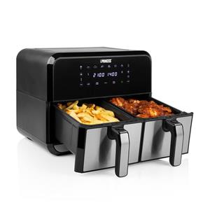 Princess 182074 Dubbele Airfryer - 2 manden x 4 liter - 2 x 1600 Watt - Touchscreen