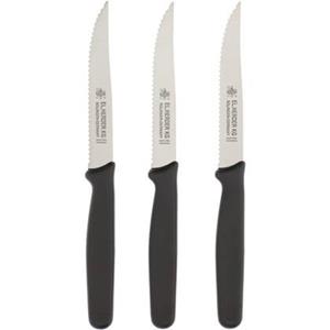 Robert Herder El Herder - Herder Steakmessen, Set Van 3 Stuks, Rvs, Zwart - El Herder