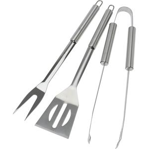 BBQ Collection Bbq/barbecue Gereedschap Set 3-delig Rvs - Barbecuegereedschapset