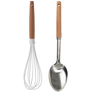 ℃Excellent houseware Excellent Houseware 2-delige Keukengerei Set - Garde Van 30 Cm/opscheplepel 32 Cm - Keuken Gardes