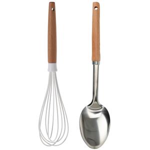 ℃Excellent houseware Excellent Houseware 2-delige Keukengerei Set - Garde Van 30 Cm/opscheplepel 32 Cm - Keuken Gardes