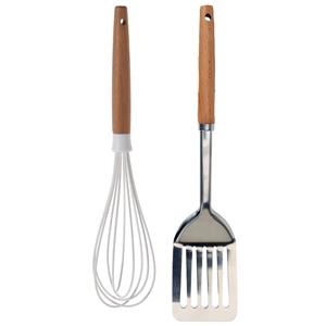 ℃Excellent houseware Excellent Houseware 2-delige Keukengerei Set - Garde Van 30 Cm/spatel 32 Cm - Keuken Gardes