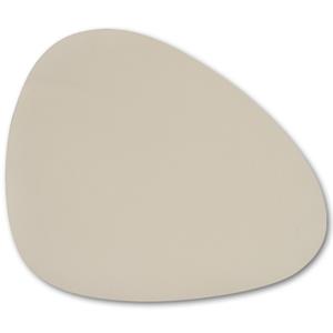 Zeller 4x Lederlook placemats creme 34 x 42 cm -  - Keukenbenodigdheden - Tafeldecoratie - Borden onderleggers van kunstleer