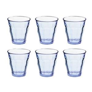 Duralex Picardie Tumblerglazen - 31 Cl - Blauw - 6 Stuks