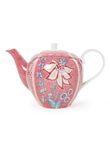 PiP Studio Teekanne »Pip Studio Home Teekanne Flower Festival, Füllmenge 1,6 l., pink«